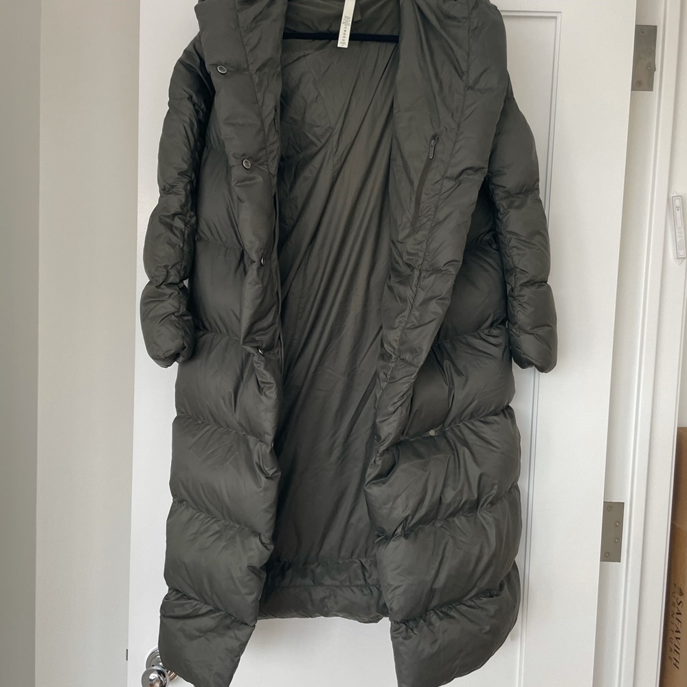 ❌SOLD❌Lululemon Long Cloudscape Wrap Coat Long - Picture 5 of 11